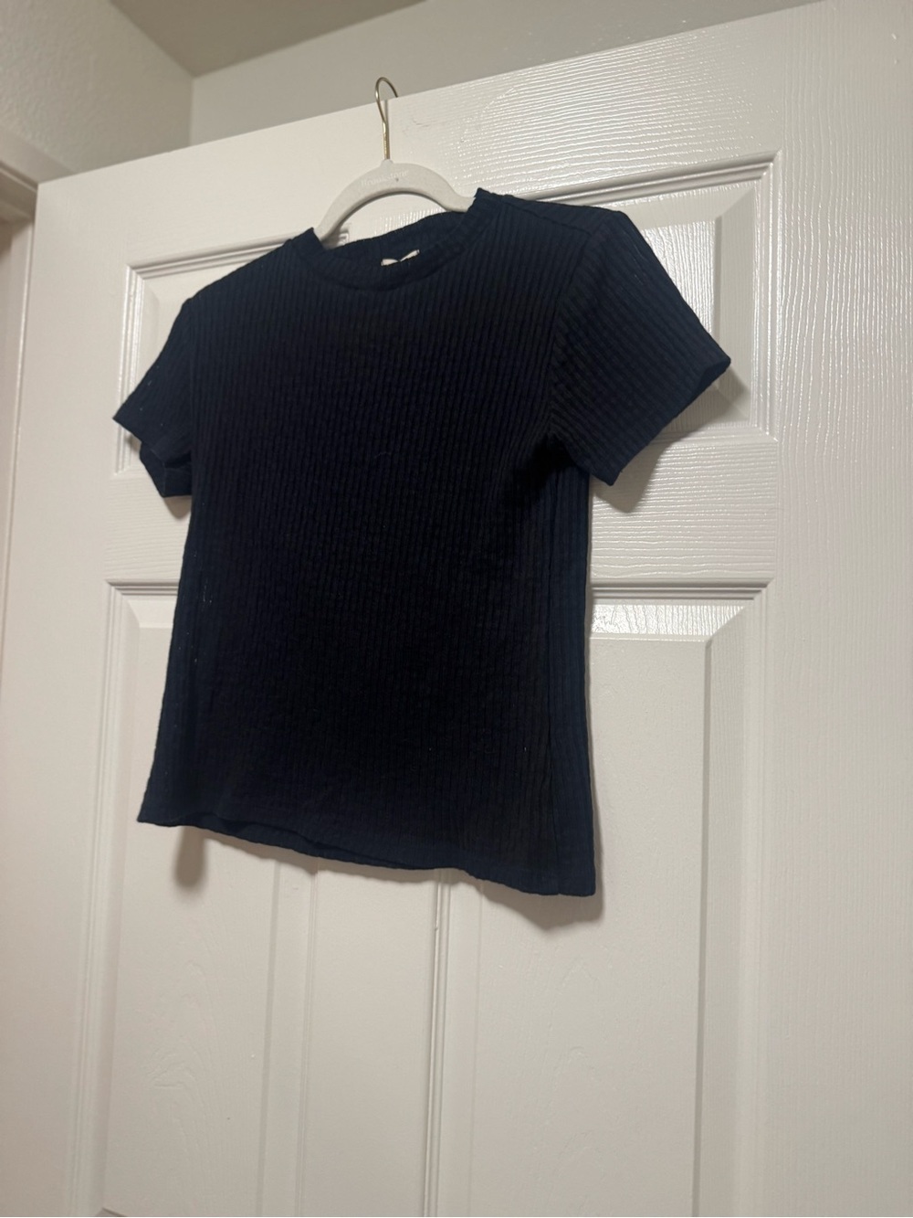 Pilcro Textured Rib Layering Tee - Picture 3 of 13